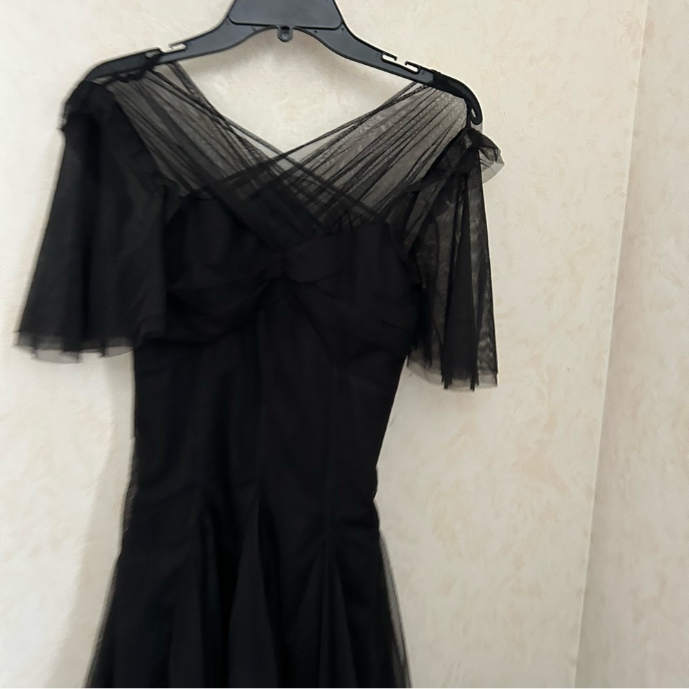 Lovely! Allsaints Madi Tulle dress black size 4 - Picture 7 of 10